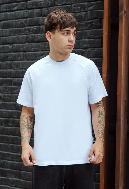 Футболка біла однотонна Staff basic white