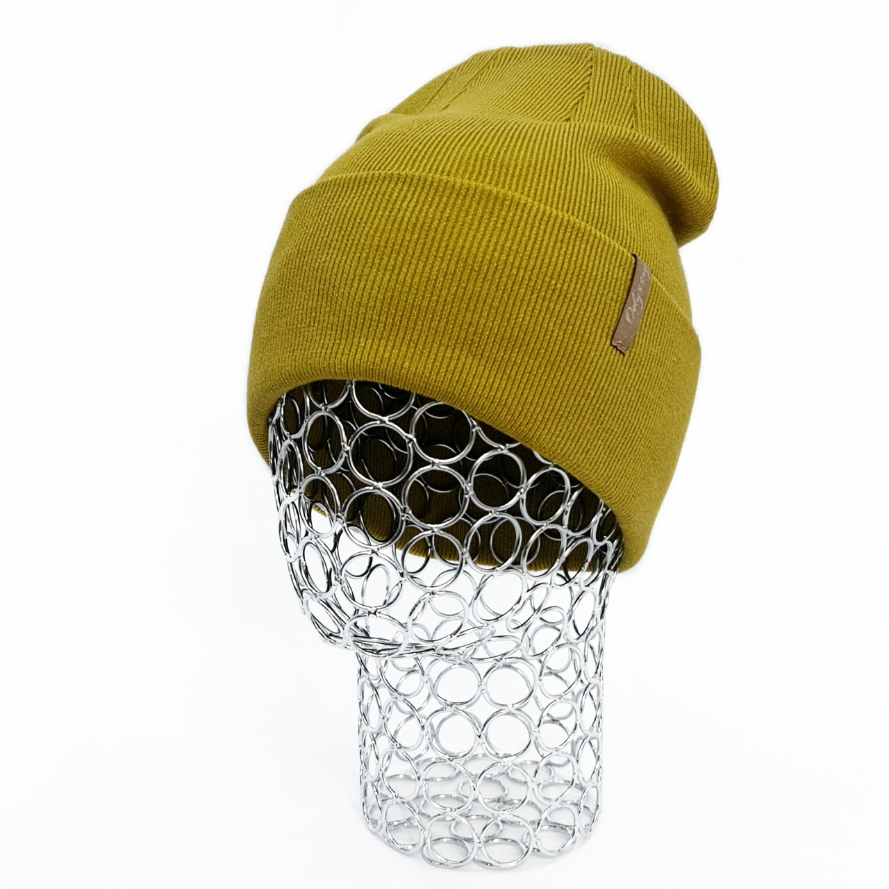 Шапка жіноча віскозна демісезонна Odyssey 56-59 см гірчічний 12735, фото 1