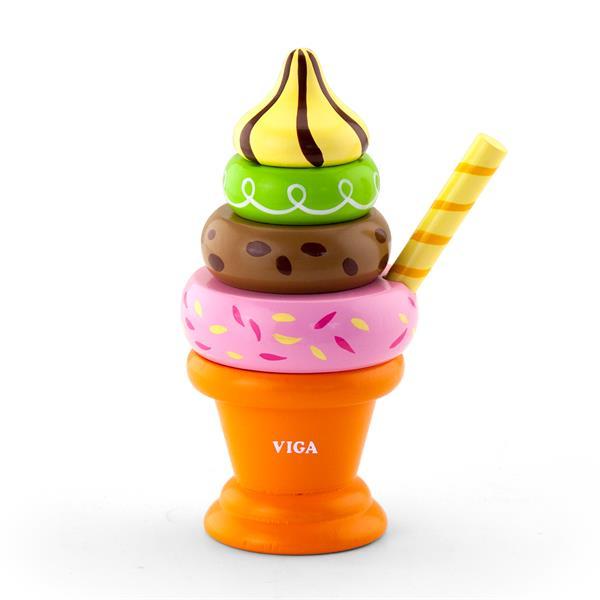 Розвиваючий набір Морозиво пірамідка від Viga Toys