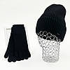 Комплект жіночий зимовий ангора з вовною на флісі (шапка+шарф+рукавички) ODYSSEY 56-58 см різнокольоровий 12792 - 1125 - 4062, фото 3