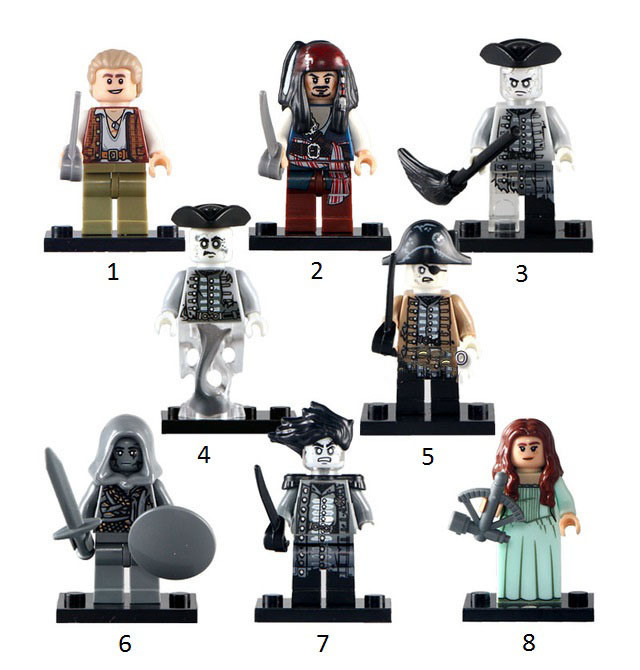 Фигурки Пираты Карибского Моря (Lego Pirates Of The Caribbean) — в ...