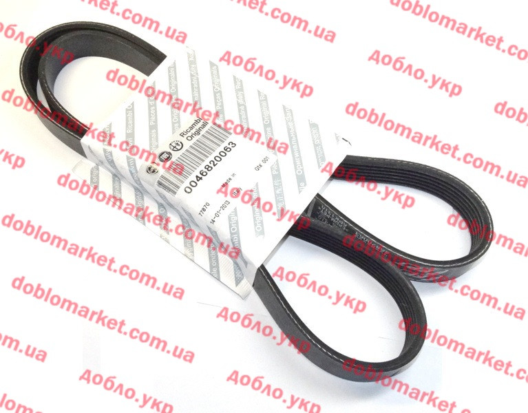 Ремень генератора 1.3 MJTD 16v Doblo 2004-2011 +АС 6РК1310 , Арт. 6РК1310, 46820063, DAYCO