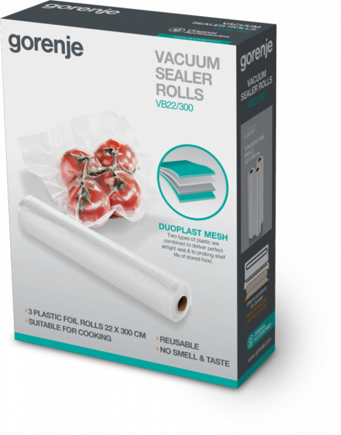 Набор пакетов для вакууматора в рулоне Gorenje VB-22-300 3 м - фото 1 - id-p1886774605