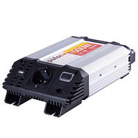 Перетворюва. напруги PULSO/IMU 520/12V-220V/500W/USB-5VDC2.0A/мод.хвиля/клемми