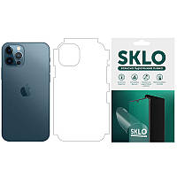 Защитная гидрогелевая пленка SKLO (тыл+грани без углов) для Apple iPhone XS (5.8")