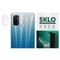 Защитная гидрогелевая пленка SKLO (на камеру) 4шт. для Oppo Reno 3 Pro