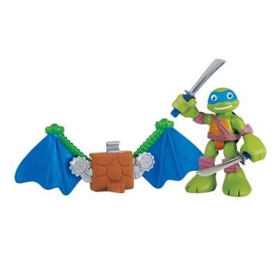 Ігровий набір МАЛЮКИ ЧЕРЕПАШКИ-НІНДЗЯ Леонардо з планером 7 см TMNT 96101