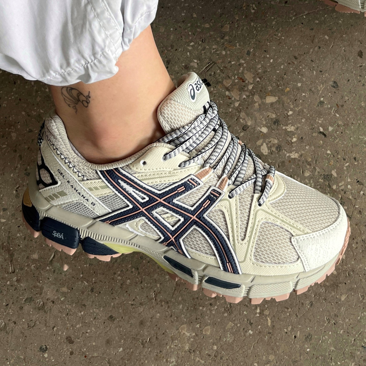 Asics gel kahana femme on sale brun