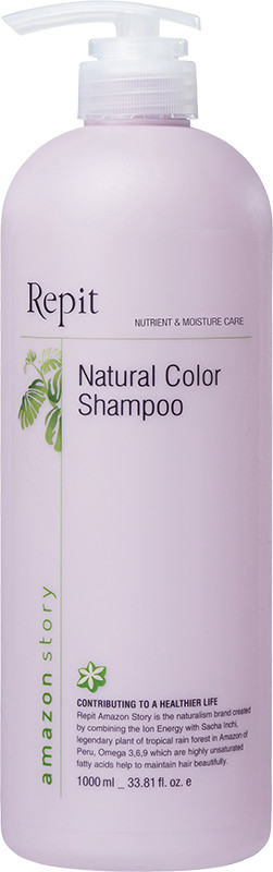 Шампунь для фарбованого волосся Natural Color Amazon Story Repit, 1000 мл, фото 1