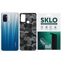 Защитная пленка SKLO Back (тыл) Camo для Oppo Reno 7 Lite 5G