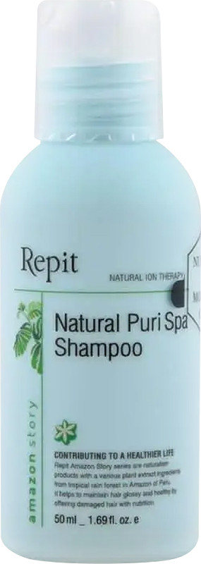 Шампунь освіжний для волосся схильного до жирності Natural Puri SPA Amazon Story Repit, 50 мл, фото 1