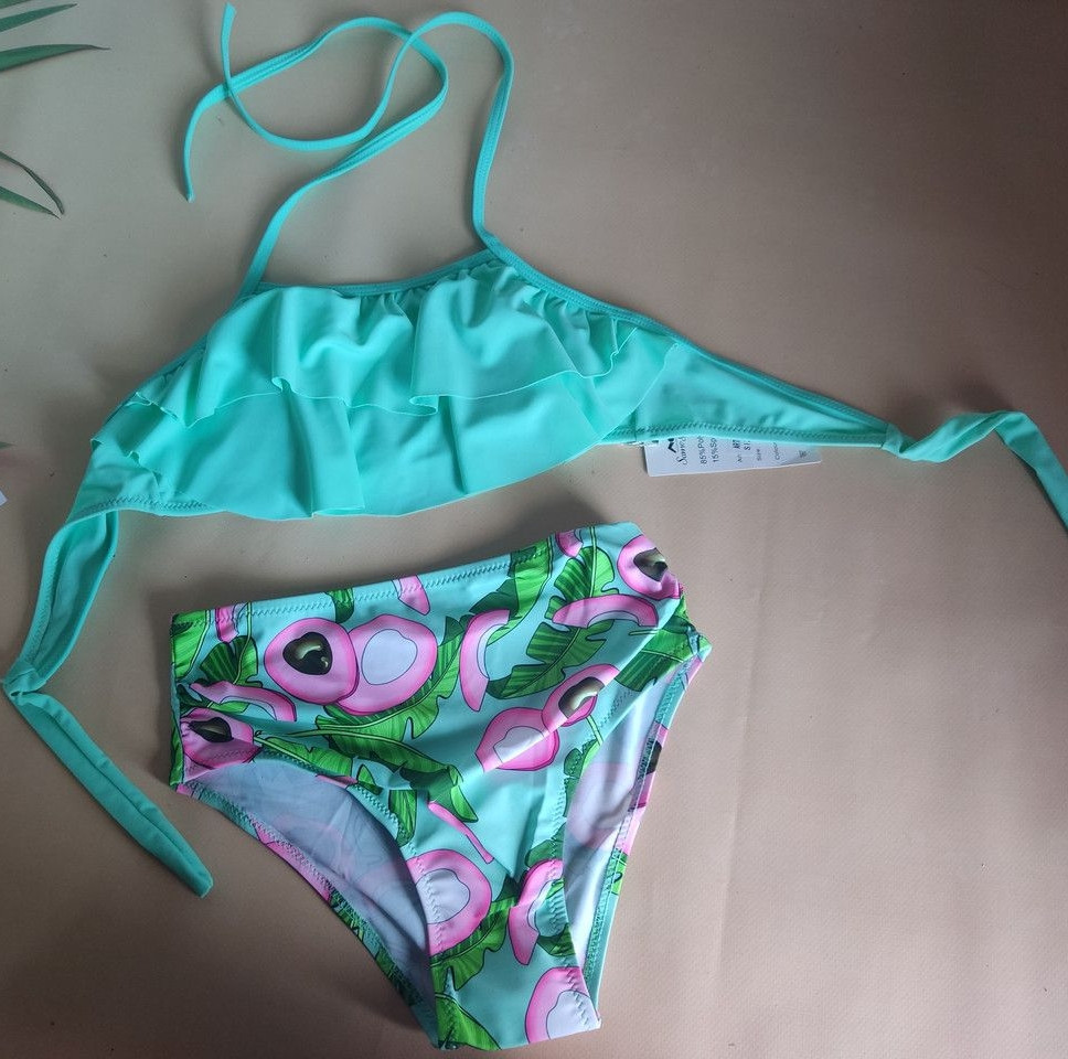 Купальник для девочек Samegame 589 Лариска мята (В НАЛИЧИИ ТОЛЬКО 34 36 38 40 42 УКР р-ры)