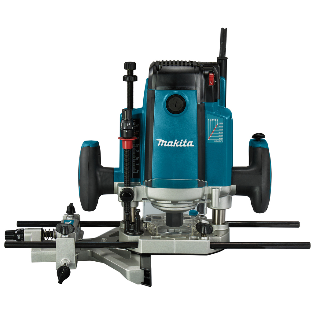 Профессиональный фрезер вертикальный Makita RP2303FCJ : 2100 Вт, размер цанги 6/8/12 мм - фото 2 - id-p1886856918