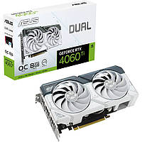 Видеокарта ASUS GeForce RTX4060Ti 8Gb DUAL OC WHITE (DUAL-RTX4060TI-O8G-WHITE)