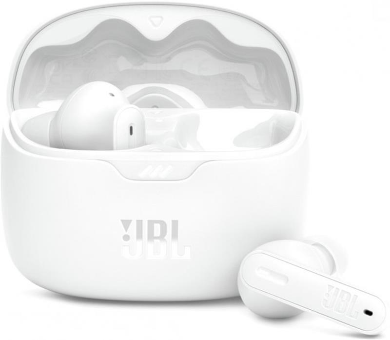 Бездротові навушники (Bluetooth-гарнітура) JBL Tune Beam White (JBLTBEAMWHT), фото 1