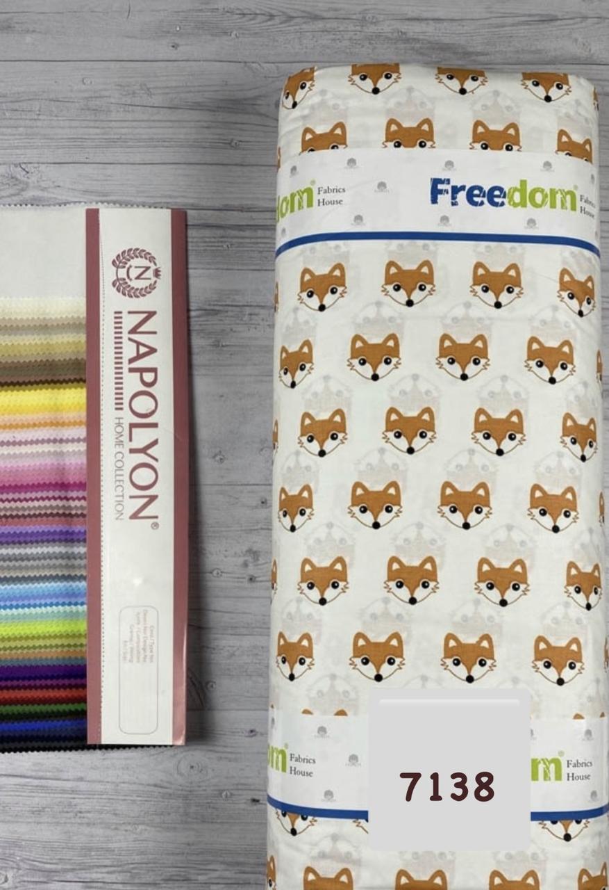 Тканина Ранфорс, Дитячий Принт хлопчик. Туреччина, ширина 240 см, фото 1