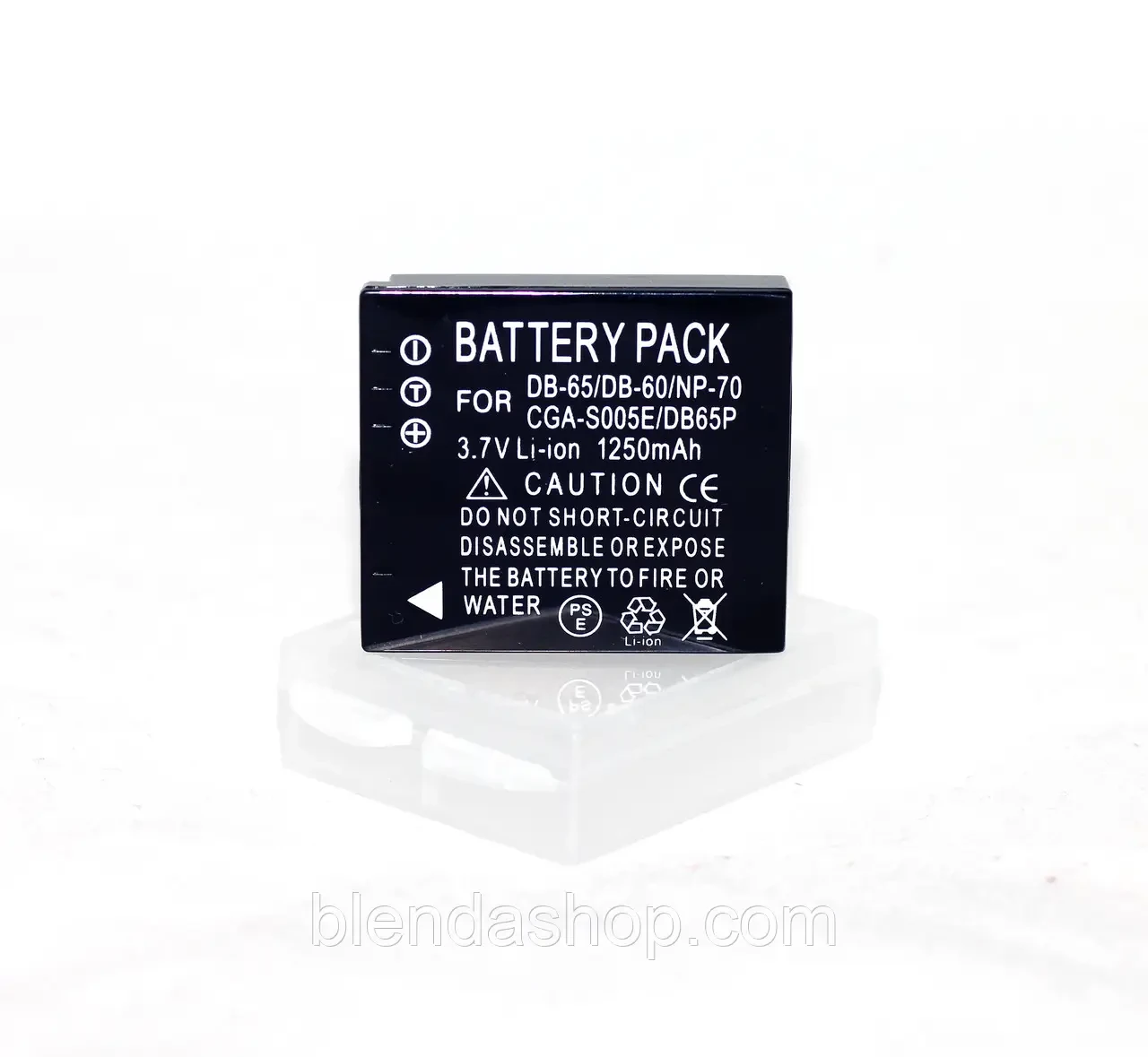 Акумулятор для камер Samsung IA-BH125C (CGA-S005E, DMW-BCC12, NP-70, BP-DC4, D-LI106, DB-60 — аналог 1250ma