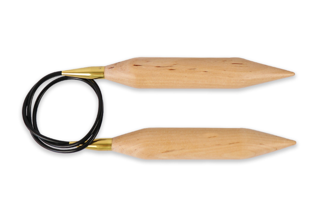 Спиці кругові 30.00mm-120cm Jumbo Basix Birch Wood, KnitPro, фото 1