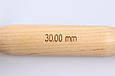 Спиці кругові 30.00mm-120cm Jumbo Basix Birch Wood, KnitPro, фото 4