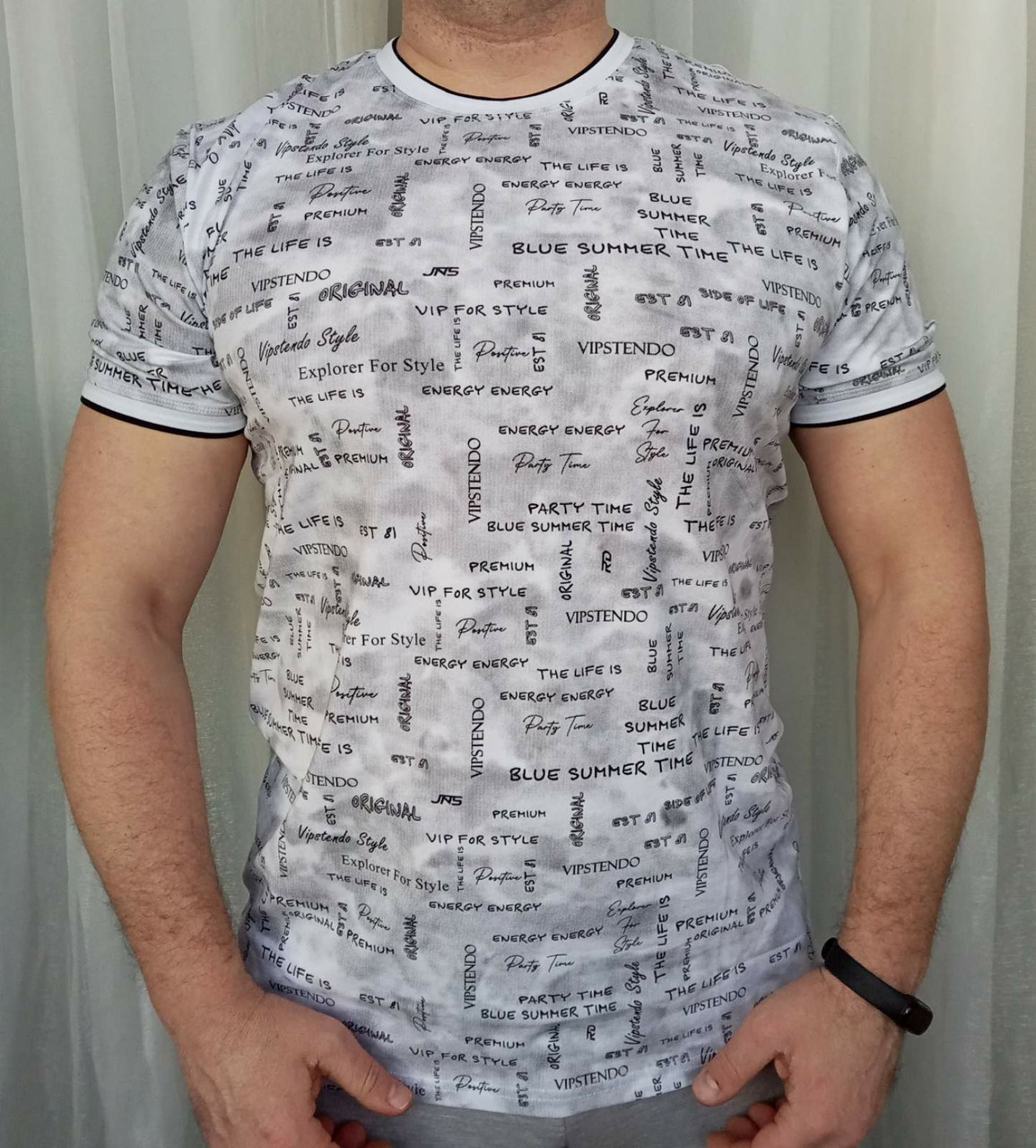 Футболка чоловіча біла з надпісью. Розмір М L XL XXL.: продажа, цена в ...