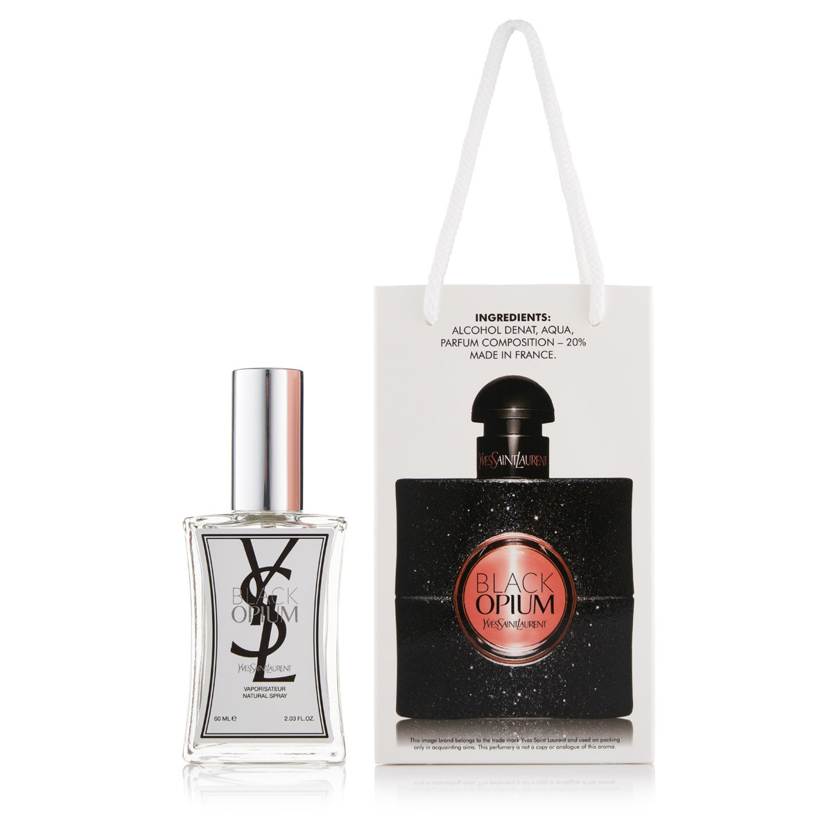 Парфуми Yves Saint Laurent Black Opium 60 мл у подарунковому пакованні