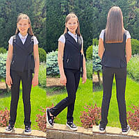 Детский школьный костюм двойка для девочки №110| 128 по 154р.