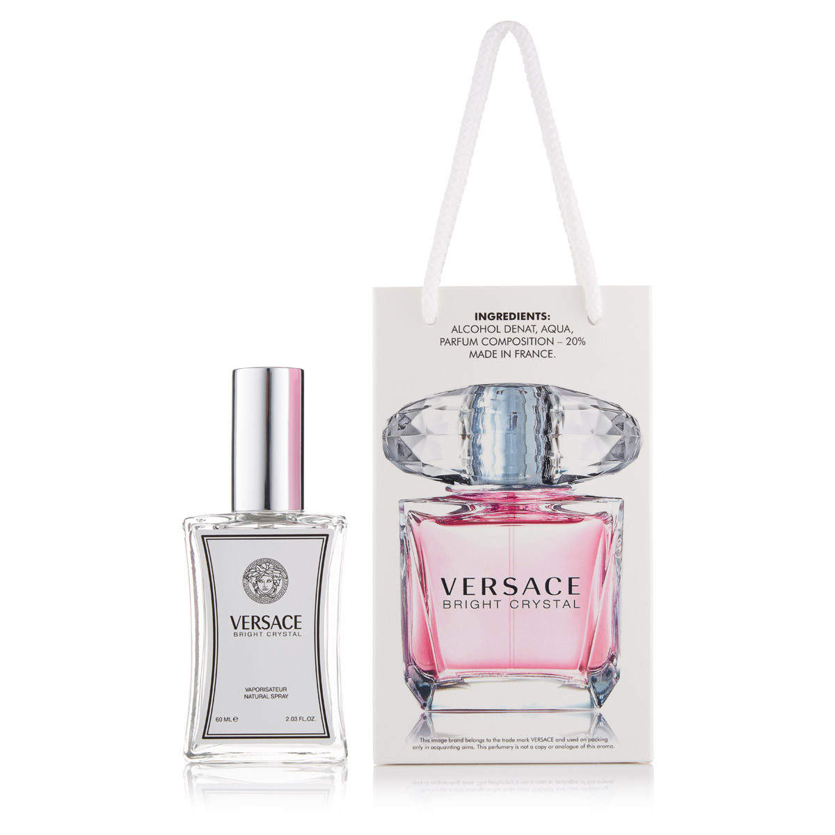Парфуми Versace Bright Crystal 60 мл у подарунковому пакованні