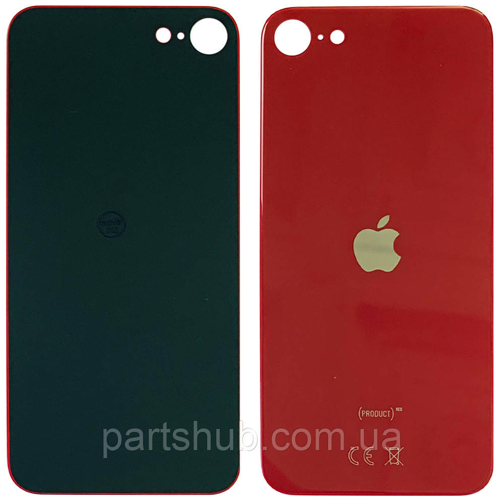Задня кришка Apple iPhone SE 2020 (червона оригінал Китай з великим отвором), фото 1