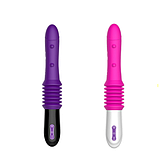 Фалос з вібрацією 26 см на присосці, Вібратор з висуванням на пульті, Секс машина з телескопією, Інтимні іграш, фото 4