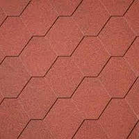 Tile red Superglass HEX Бітумна черепиця IKO