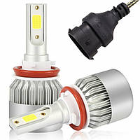 Комплект LED ламп C6 H11, 2 шт, 36W / Автомобильные светодиодные лампы / Лампы для фар