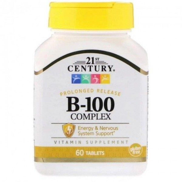 21st Century B-100 Complex Prolonged Release 60 Tabs