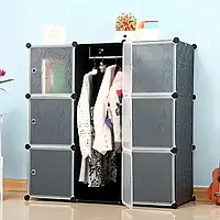 Пластиковый складной шкаф Storage Cube Cabinet MP-39-61 Каркасный шкаф складной переносной