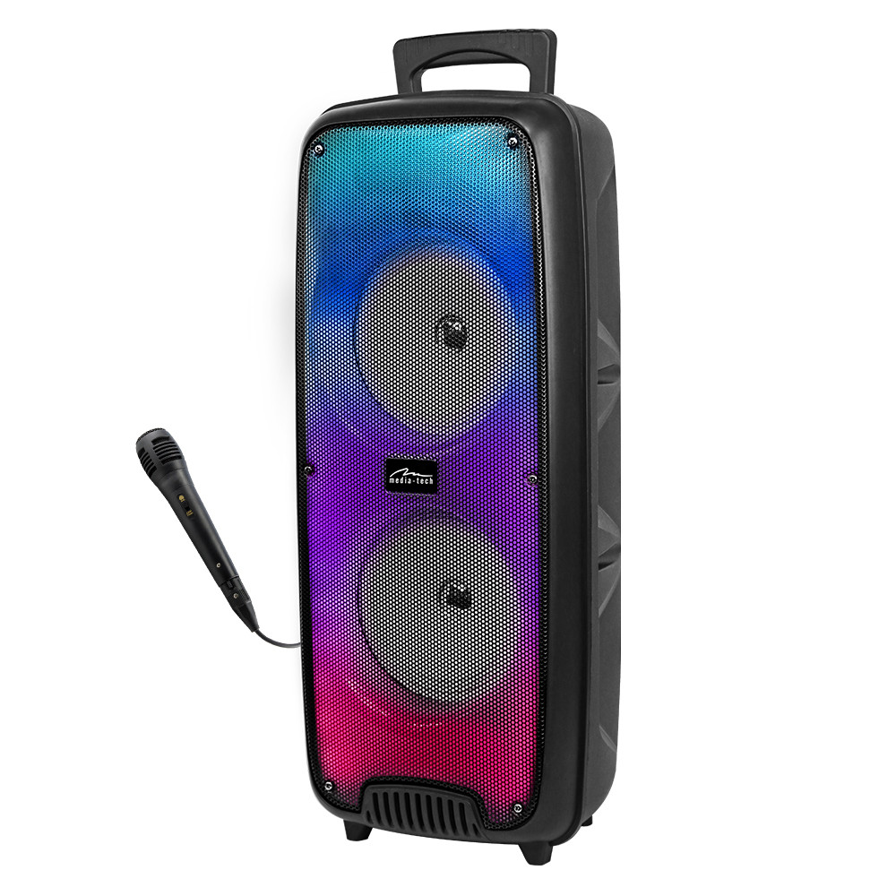 Велика колонка караоке з мікрофоном Media-Tech Karaoke Flamezilla MT3178