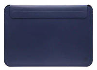 Чехол папка WIWU Skin Pro II PU Leather Sleeve защитный чехол из эко-кожи для MacBook Pro и Air 13.3" синий