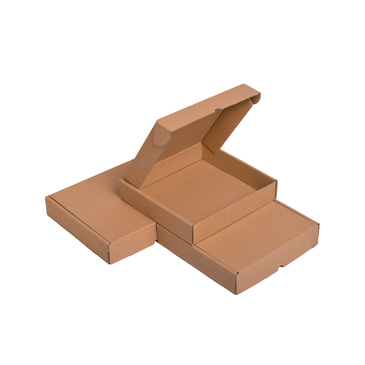 Картонні коробки 200x200x41 бурі