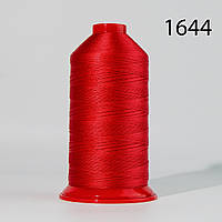 Нить POLYART(ПОЛИАРТ) 40/30/20 цвет 1644 красный, для пошива чехлов на автомобильные сиденья и руль.