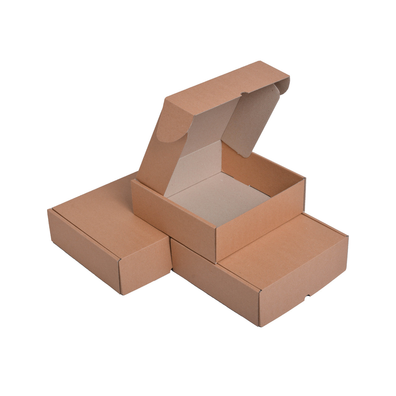 Картонні коробки 200x200x67 бурі