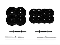 Набор Штанга + Гантели 52 кг наборные разборные гантели