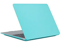 Защитный матовый чехол Matte Hard Shell Case для MacBook New Air 13" накладка для Макбук Эир Marine Green