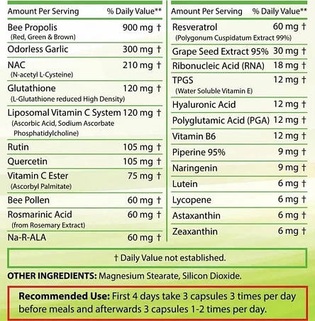 Підвищення імунітету Revange Life No Entry 120 caps, фото 2