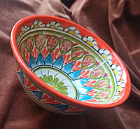 Тарелка для первых блюд диаметр 16см, узбекских мастеров (косушка). (081)