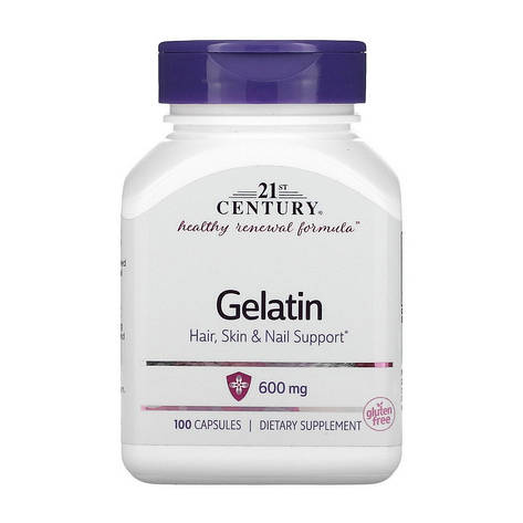 Gelatin 600 mg (100 caps), фото 1