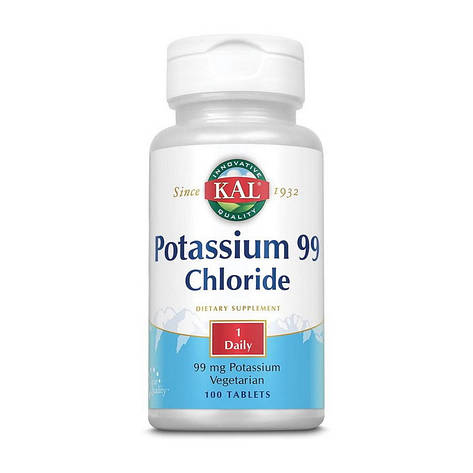 KAL Potassium 99 Chloride (100 tab), фото 1
