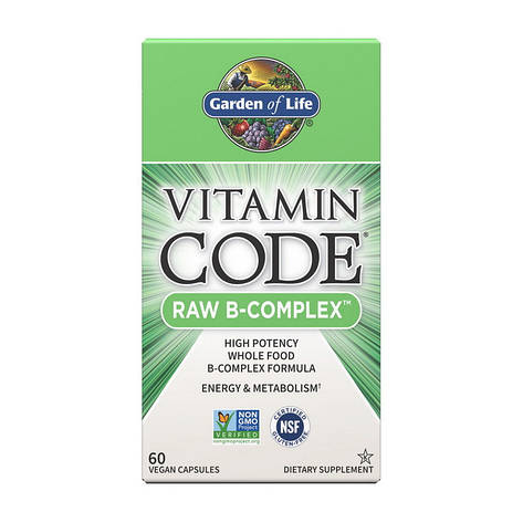 Vitamin Code Raw B-Complex (60 veg caps), фото 1