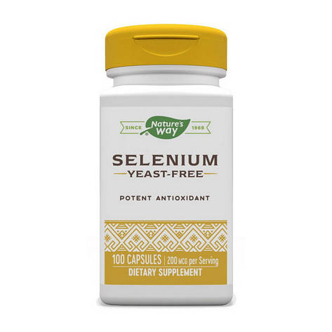 Nature's Way Selenium 200 mcg (100 caps), фото 1