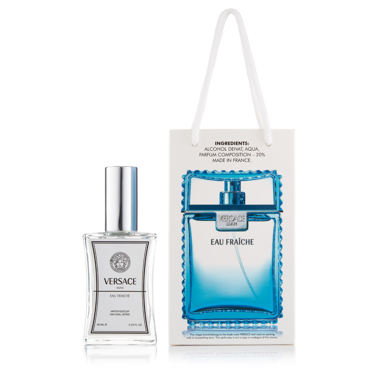 Парфуми Versace Man Eau Fraiche 60 мл у подарунковому пакованні