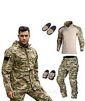 Тактичний Костюм 3В1 HAN WILD М65 куртка штани убакс мультикам для військовослужбовців Весна літо