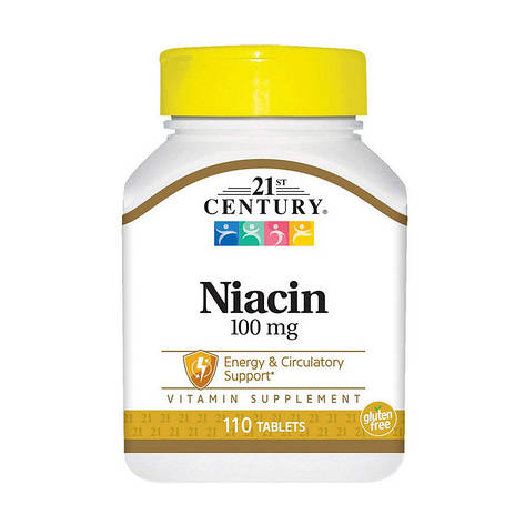 Niacin 100 mg (110 tabs), фото 1