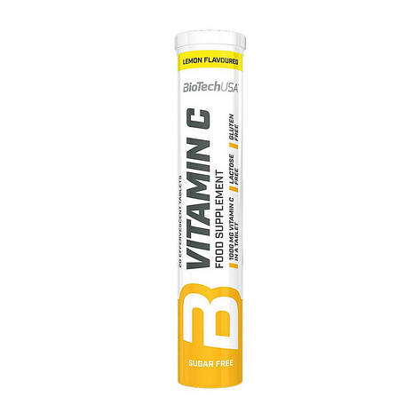 Vitamin C 1000 mg (20 tab, lemon), фото 1